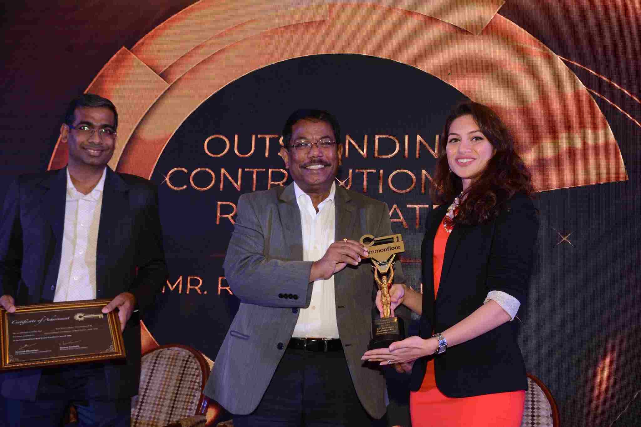 Mr. Ravi Puravankara, Chairman awarded Outstanding Contribution to Real Estate 2018-19 Update